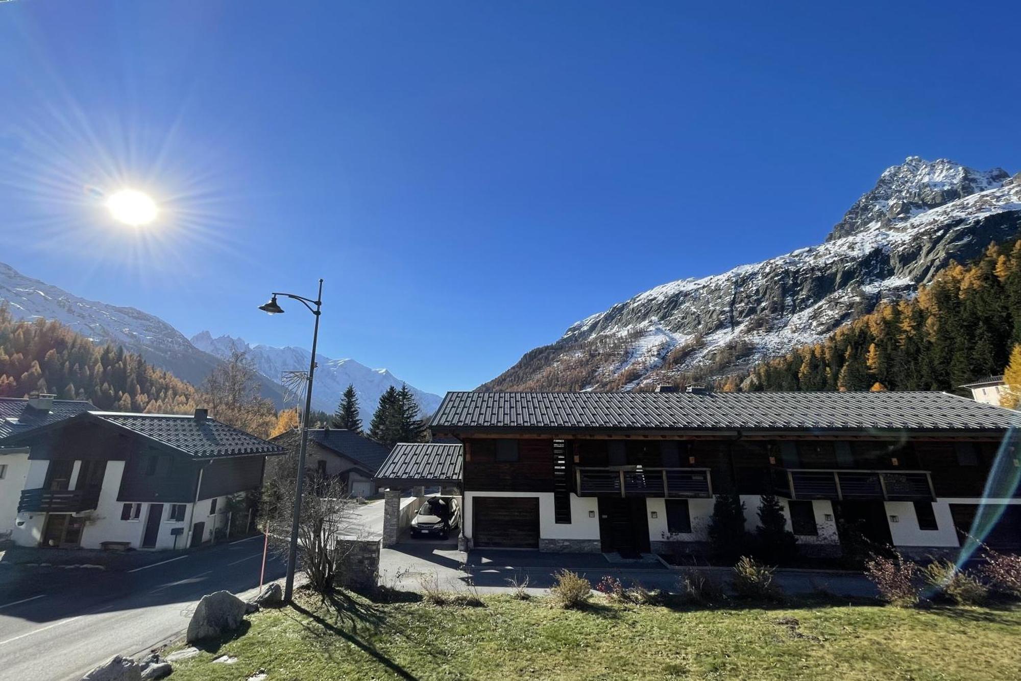 Sunny Nest - View Of Mb Montroc - Happy Rentals Chamonix Exterior photo